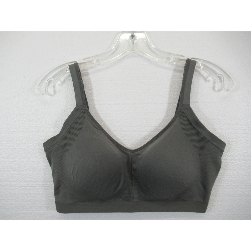 Warners Blissful Benefits Bra XL Gray Side Smoothing Wireless RM3911W